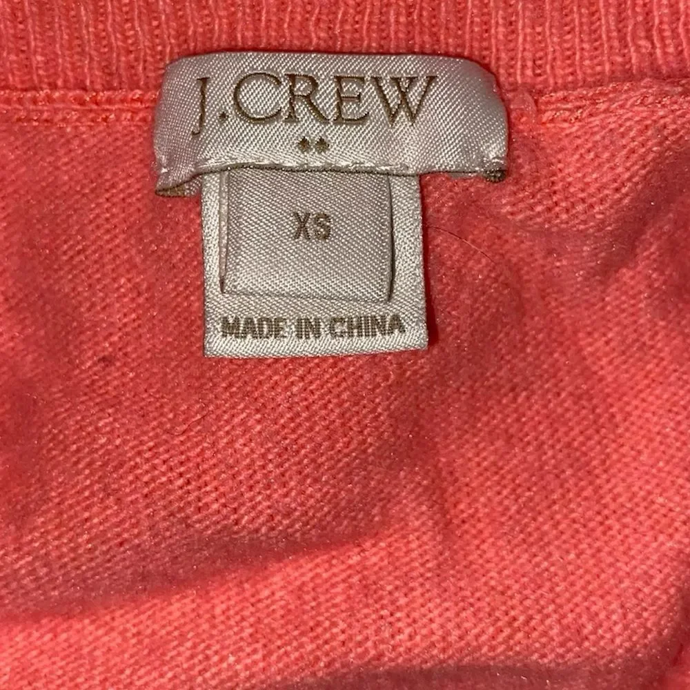 J. Crew Pink Crewneck Sweater Size XS